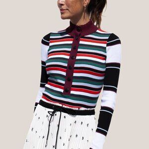 Proenza Schouler White Label Striped Sweater